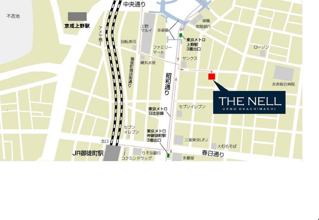 The Nell Ueno Okachimachi Hotel Tokyo Exterior photo